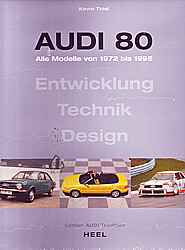 Auto Bücher - Audi 80- Alle Modelle von 1972-1995