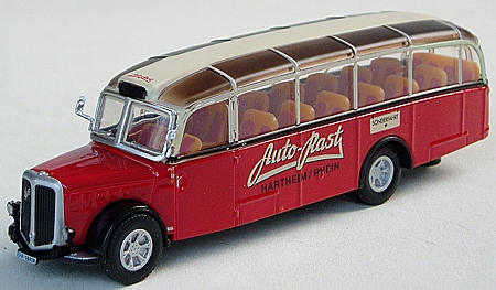 Lkw + Bus Modelle - Saurer 4LC Alpenwagen IIIa "Auto Rast"