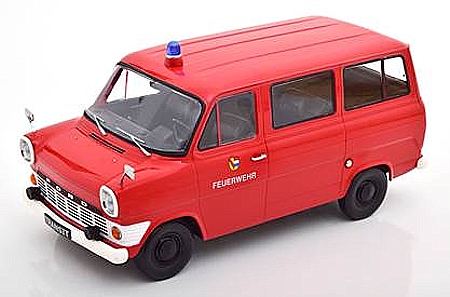 Modell Ford Transit Bus Feuerwehr 1965