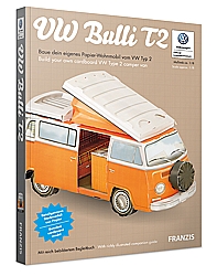 VW T2 Campingbus Pappkarton-Bausatz